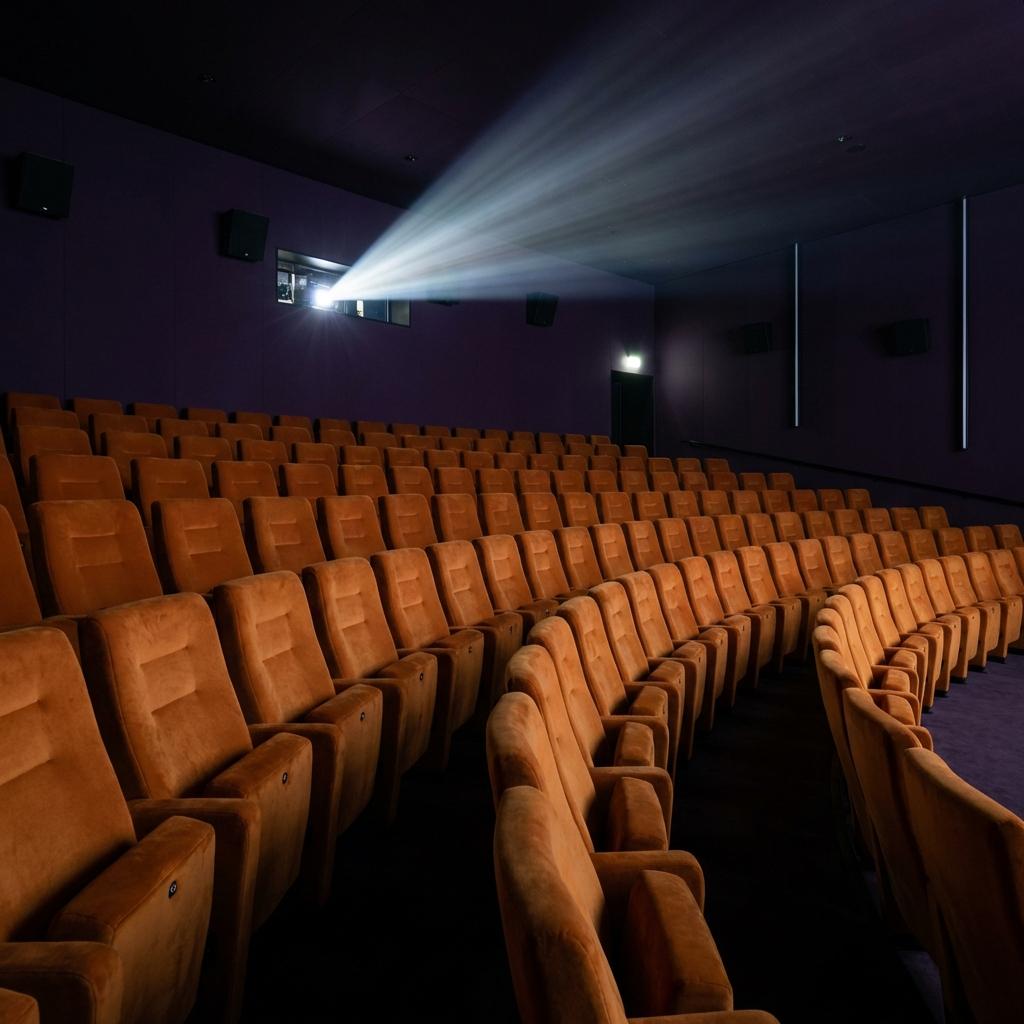 Cinema seats background